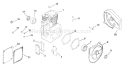 Page F Diagram and Parts List for  Kohler Engine