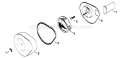 Page A Diagram and Parts List for  Kohler Engine