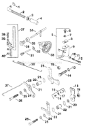 Page M Diagram and Parts List for  Kohler Engine