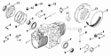 Page K Diagram and Parts List for  Kohler Engine