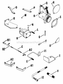 Page W Diagram and Parts List for  Kohler Engine