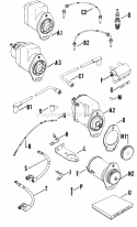Page X Diagram and Parts List for  Kohler Engine