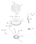 Part Location Diagram of 6658404-S Kohler Module, Ignition