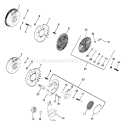 Page K Diagram and Parts List for  Kohler Engine
