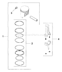 Page T Diagram and Parts List for  Kohler Engine