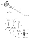 Page D Diagram and Parts List for  Kohler Engine