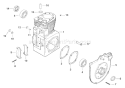 Page F Diagram and Parts List for  Kohler Engine