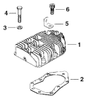 Page H Diagram and Parts List for  Kohler Engine