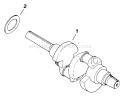 Page G Diagram and Parts List for  Kohler Engine