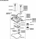 Page K Diagram and Parts List for  Kohler Engine