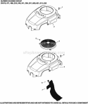 Page B Diagram and Parts List for  Kohler Engine