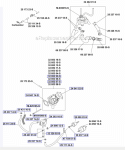 Engine Controls Group Diagram and Parts List for  Kohler Engine