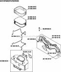 Page B Diagram and Parts List for  Kohler Engine