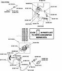 Page G Diagram and Parts List for  Kohler Engine