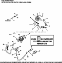 Page G Diagram and Parts List for  Kohler Engine