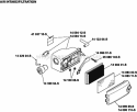 Page A Diagram and Parts List for  Kohler Engine
