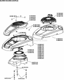 Page B Diagram and Parts List for  Kohler Engine