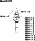 Page D Diagram and Parts List for  Kohler Engine