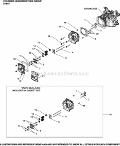 Cylinder_HeadBreather_Group_Xt675-2070_Xt675 Diagram and Parts List for  Kohler Engine