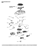 Page J Diagram and Parts List for  Kohler Engine