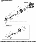 Page E Diagram and Parts List for  Kohler Engine