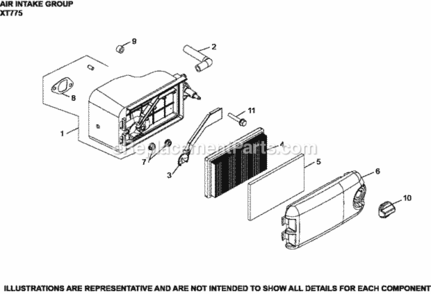 Part Location Diagram of 24009238-S Kohler Kit: Closure Plate Assy