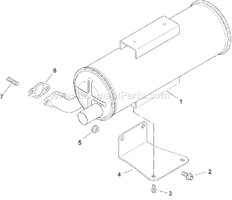 Page H Diagram and Parts List for  Kohler Engine