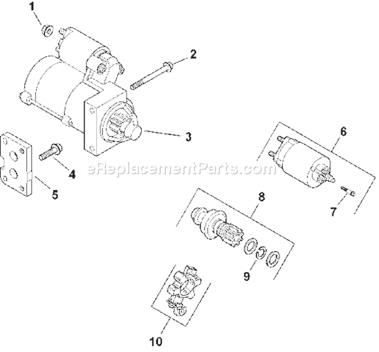 Page M Diagram and Parts List for  Kohler