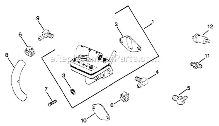 Page M Diagram and Parts List for  Kohler Engine