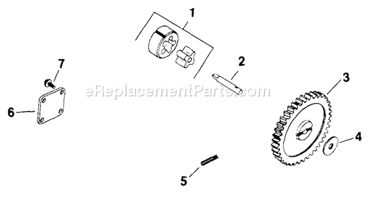 Page R Diagram and Parts List for  Kohler Engine