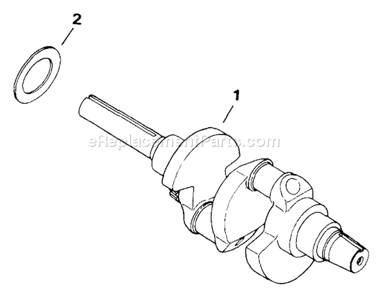 Page G Diagram and Parts List for  Kohler Engine