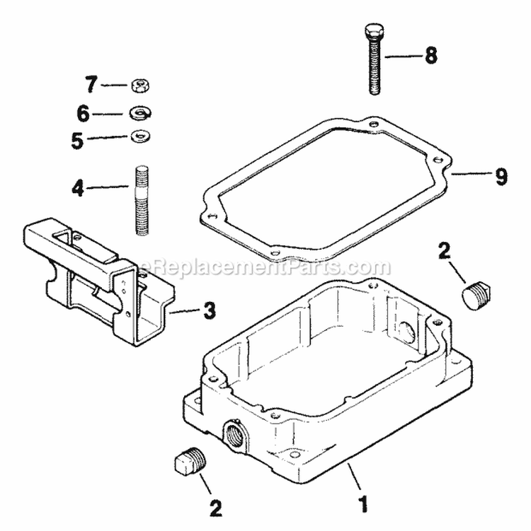 Page Q Diagram and Parts List for  Kohler Engine