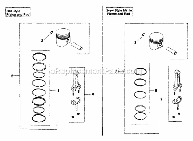 Page R Diagram and Parts List for  Kohler Engine