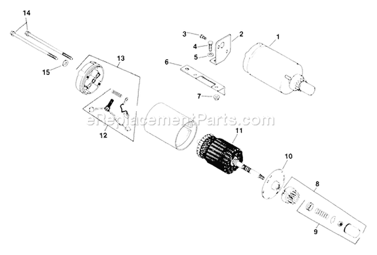 Page J Diagram and Parts List for  Kohler