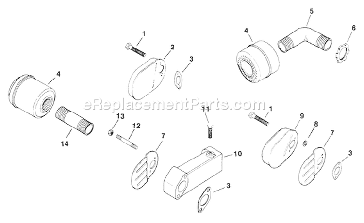 Page K Diagram and Parts List for  Kohler
