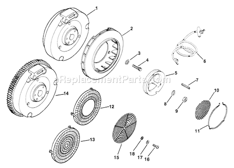 Page L Diagram and Parts List for  Kohler