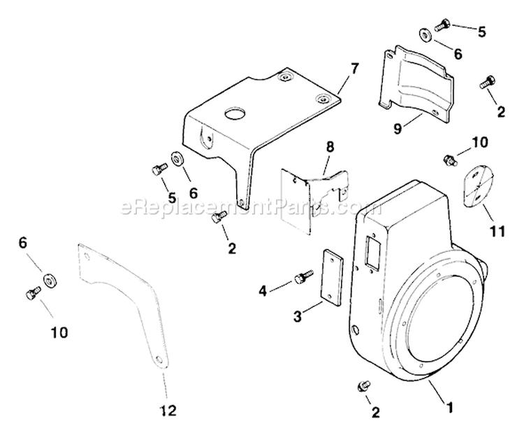 Page B Diagram and Parts List for  Kohler