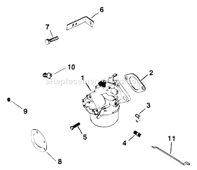 Page E Diagram and Parts List for  Kohler