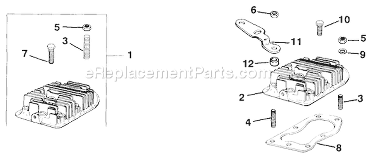 Page H Diagram and Parts List for  Kohler