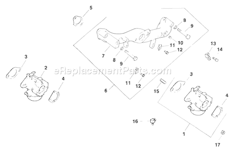 Page E Diagram and Parts List for  Kohler Engine