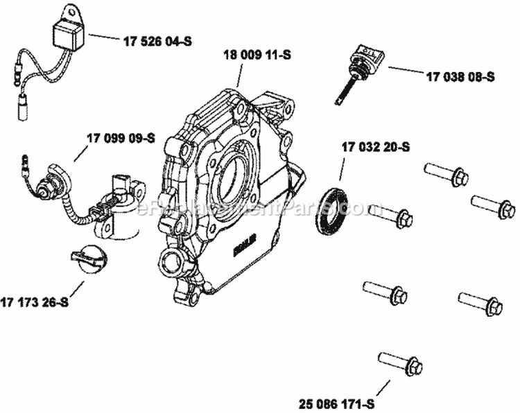 Page K Diagram and Parts List for  Kohler