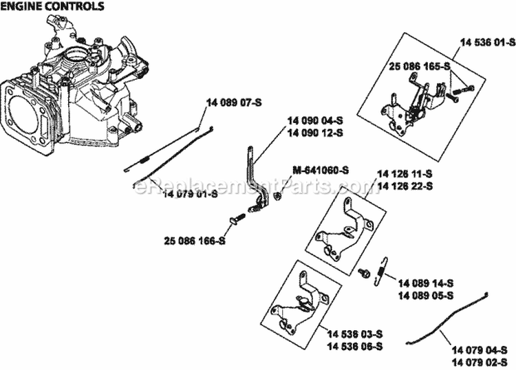 Page F Diagram and Parts List for  Kohler Engine