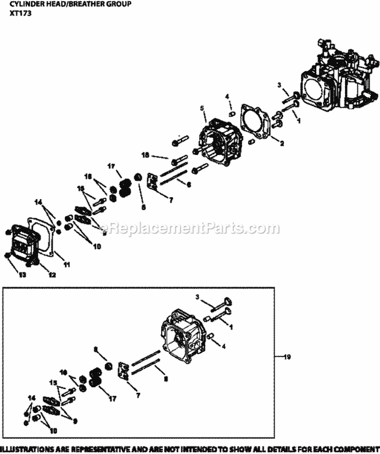 Page I Diagram and Parts List for  Kohler Engine