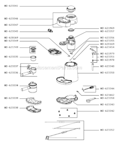 Page A Diagram and Parts List for  Krups Coffee Maker