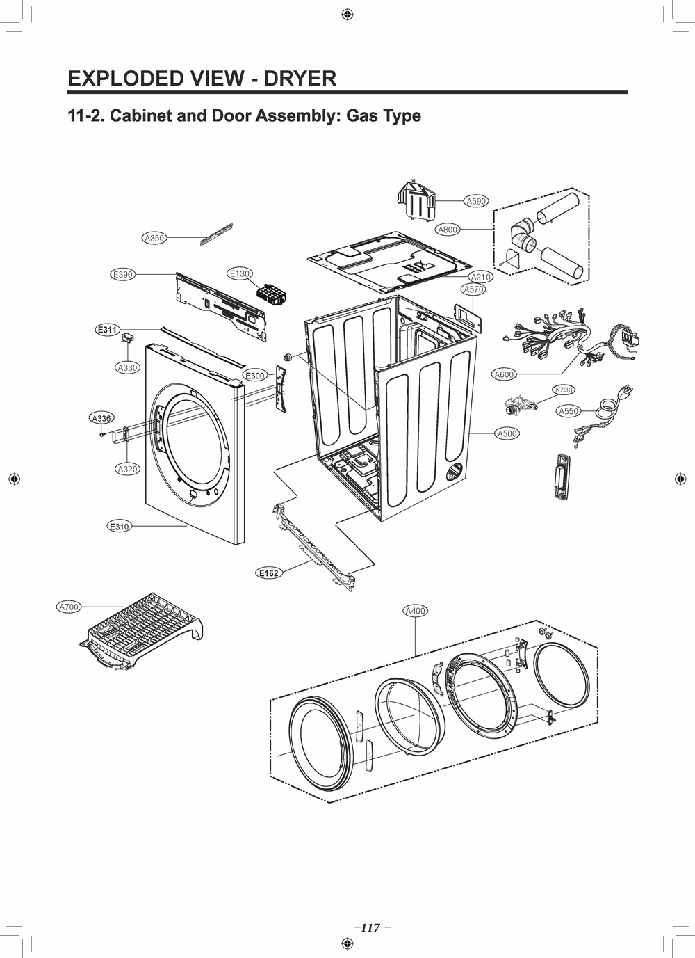 Diagram 2 Diagram and Parts List for ANSEEUS LG Washer