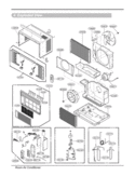 Part Location Diagram of 4995A20309M LG Case Assembly,Control