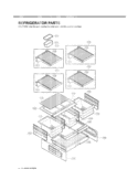 REFRIGERATOR PARTS Diagram and Parts List for  LG Refrigerator