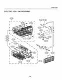 Part Location Diagram of 4581DD3003C LG Dishwasher Roller Assembly