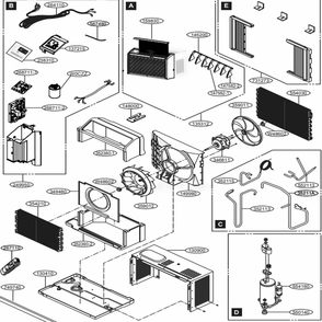 Part Location Diagram of AAN75090503 LG BASE ASSEMBLY,SINGLE
