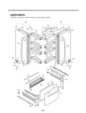 Part Location Diagram of ADC55510580 LG DOOR ASSEMBLY,REFRIGERAT